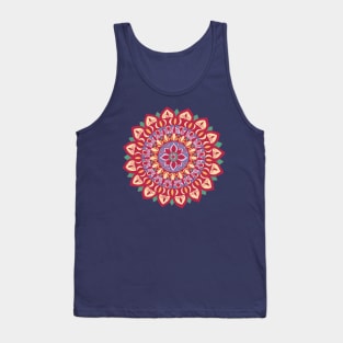 Flower Mandala Viva Magenta Tank Top